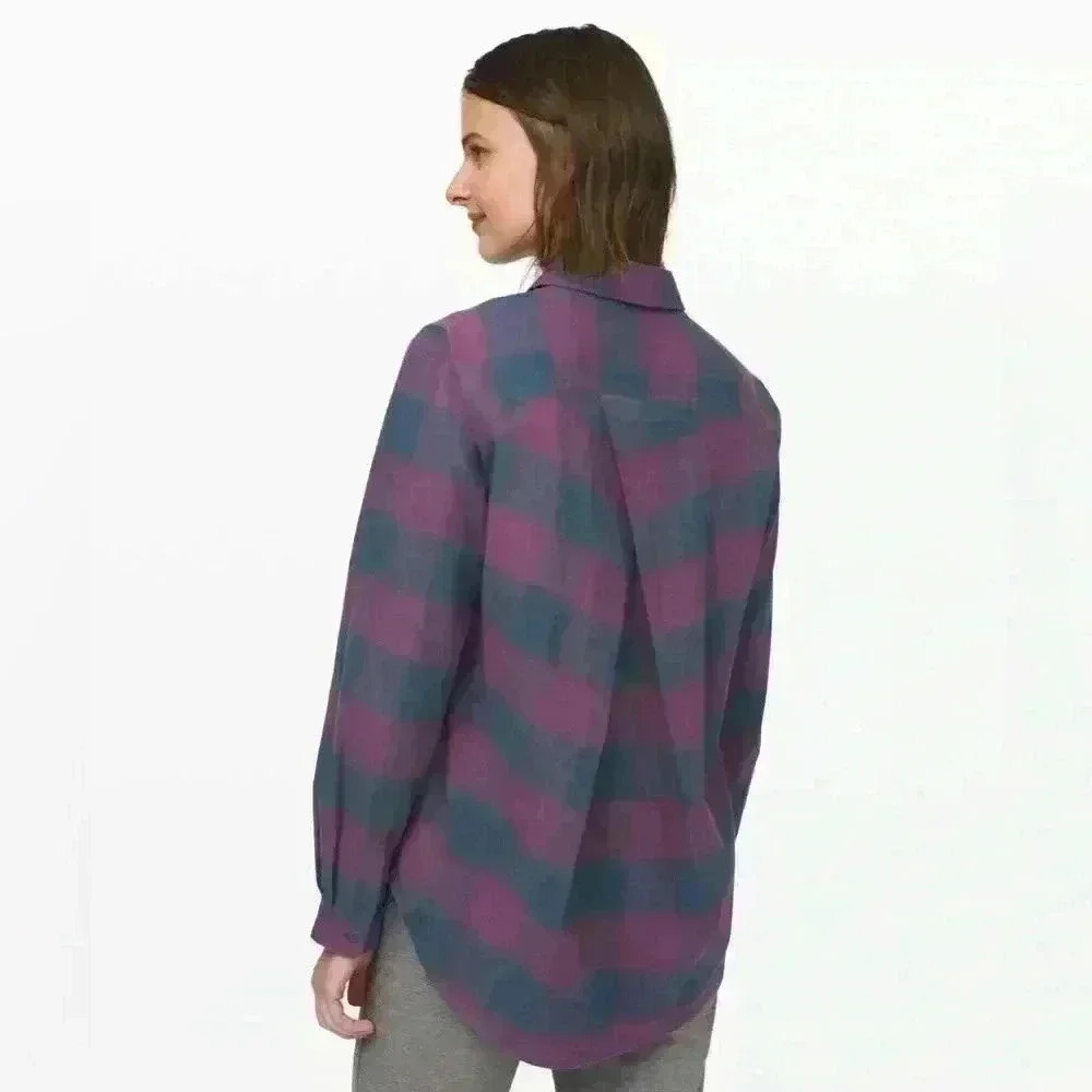 Lululemon Full Day Ahead Shirt
Revive Plaid Night Diver Galactic Grape - Picture 2 of 11
